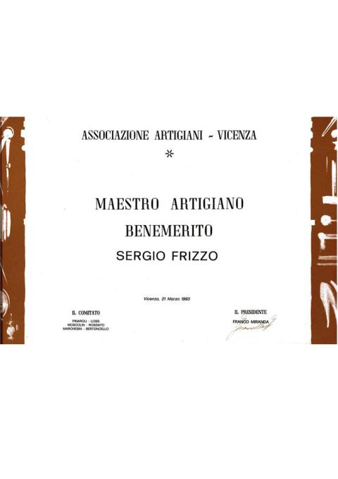 MAESTRO ARTIGIANO BENEMERITO